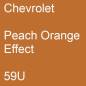 Preview: Chevrolet, Peach Orange Effect, 59U.